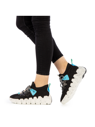 Γυναικεία Αθλητικά Παπούτσια, Γυναικεία αθλητικά παπούτσια Briela μαύρα με λευκό - Kalapod.gr